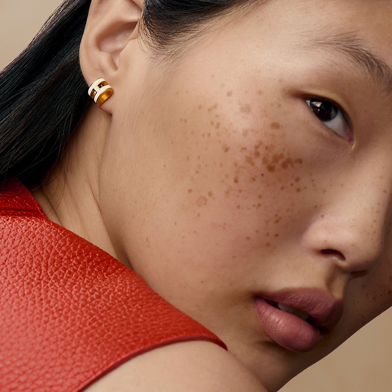 ピアス 《ミニ・ポップH》 | Hermès - エルメス-公式サイト